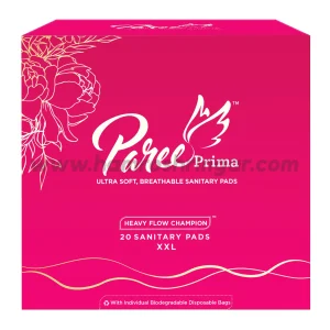 Paree Prima Ultra Soft Breathable Sanitary Pads XXL - 20 Pads