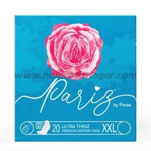 Pariz by Paree Premium Ultra Thinz Combo of Cottony Soft Sanitary Pads XXL - 20 Pads