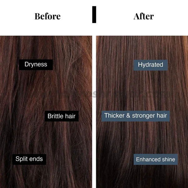 Bare Anatomy Anti Hair Fall Hair Serum - Before and After