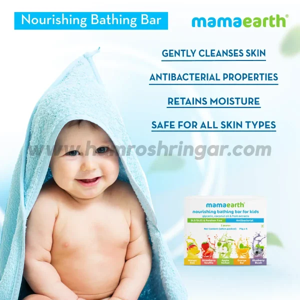 Mamaearth | Nourishing Bathing Bar for Kids (Pack of 5) - Benefits