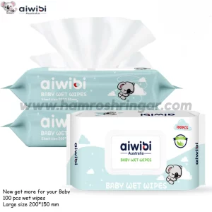 Aiwibi Australian Baby Wet Wipes (Pack of 3) - 100 pcs