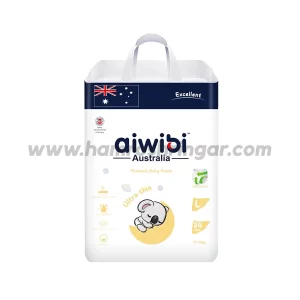 Aiwibi Australian Disposable Ultra Thin Breathable Baby Pants with 360° Leak Guard - L 24