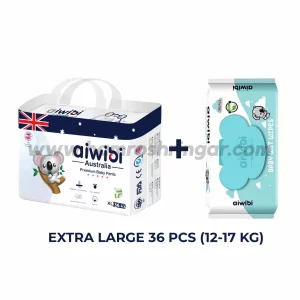 Aiwibi Australian Premium Baby Pants with Wipes - XL 36