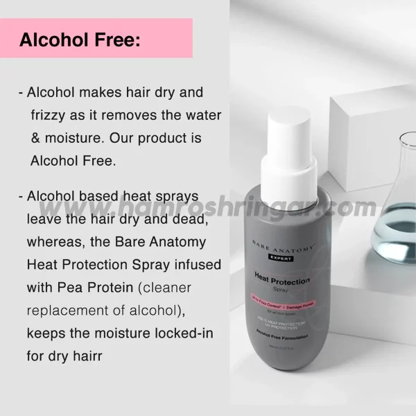 Bare Anatomy Heat Protection Spray - Alcohol Free