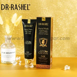 Dr. Rashel 24k Gold Facial Wash Gel Foam with Real Gold Atoms and Collagen - 100 ml