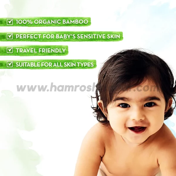 Mamaearth | Organic Bamboo Based Baby Wipes - Benefits