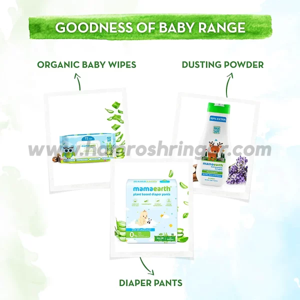Mamaearth | Organic Bamboo Based Baby Wipes - Goodness