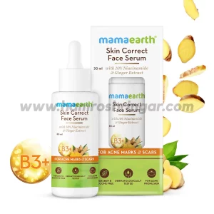 Mamaearth | Skin Correct Face Serum with Niacinamide and Ginger Extract for Acne Marks and Scars - 30 ml