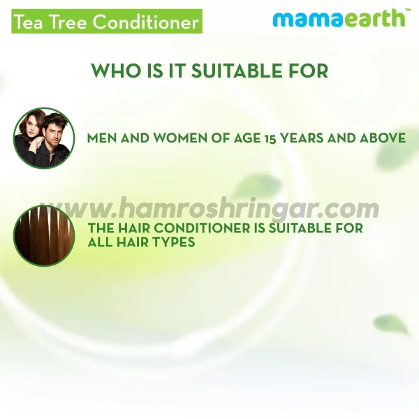 Mamaearth | Tea Tree Conditioner with Tea Tree and Ginger Oil for Dandruff Free Hair - Suitable for