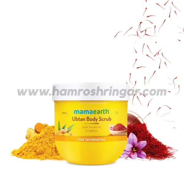 Mamaearth | Ubtan Body Scrub with Turmeric and Saffron for Tan Removal