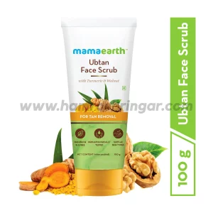 Mamaearth | Ubtan Face Scrub with Turmeric and Walnut for Tan Removal - 100 gm