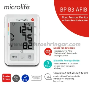 Microlife Auto Digital BP Machine (Arm) B3 Advanced Connect