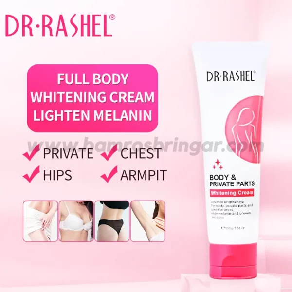 Dr. Rashel Body and Private Parts Whitening Cream - Where to Use