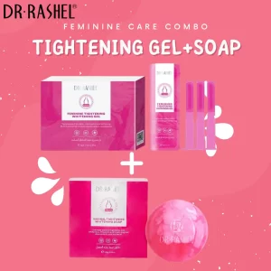 Dr. Rashel Feminine Tightening & Whitening Gel – (3X3) 9 ml + Dr. Rashel Vaginal Tightening & Whitening Soap – 100 g