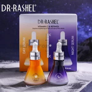 Dr. Rashel Vitamin C and Retinol Day Brightening and Anti-aging Face Serum - Pack of 2