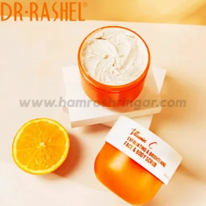 Dr. Rashel Vitamin C Exfoliating and Brightening Face and Body Scrub - 250 g
