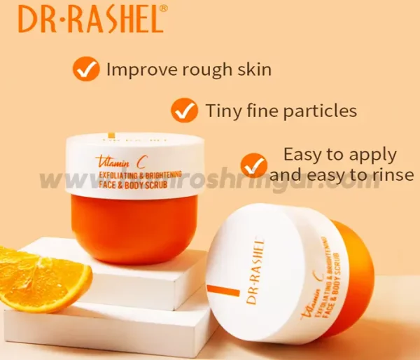 Dr. Rashel Vitamin C Exfoliating and Brightening Face and Body Scrub - Benefits