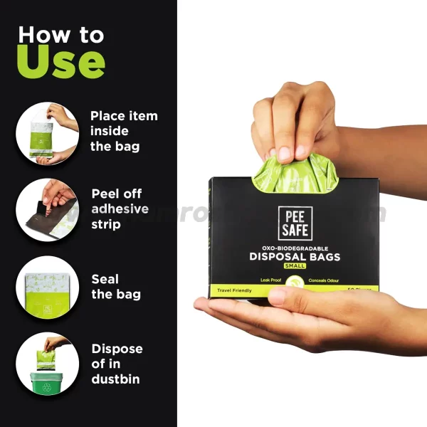 Pee Oxo-Biodegradable Disposable Bags – How to Use