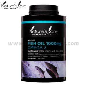 Nature's Care Australia Fish Oil, Omega 3, 1000mg - 200 Capsules