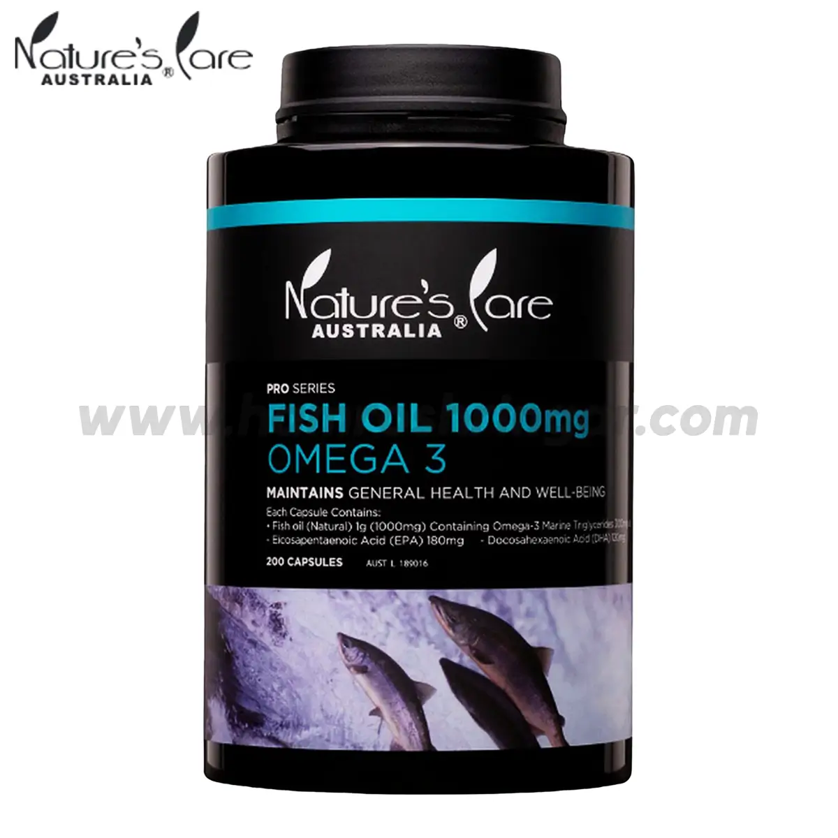 Omega 3 Premium Fish Oil 1000mg 300 Capsules - verano medical