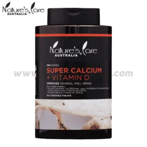 Nature's Care Australia Super Calcium + Vitamin D - 240 Chewable Tablets