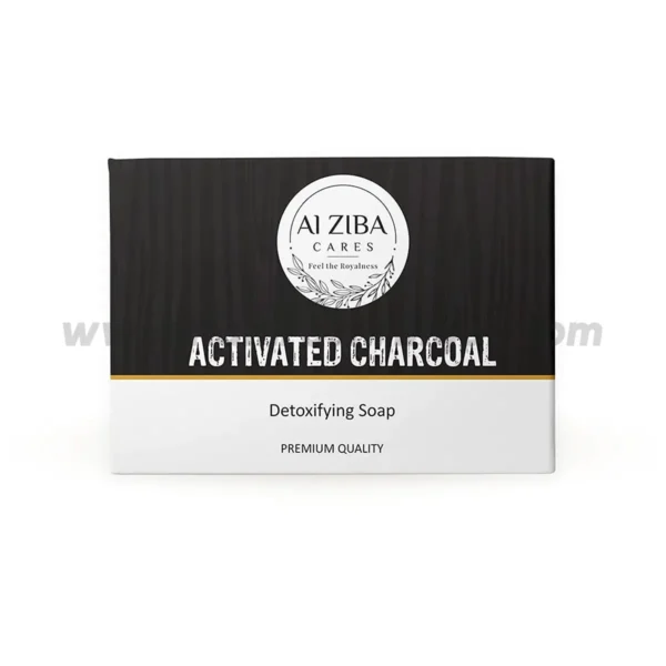 ALZIBA CARES Activated Charcoal Detoxifying Soap - 100 gm