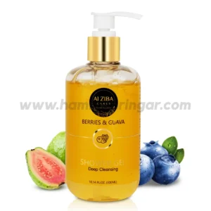 ALZIBA CARES Berries & Guava Deep Cleansing Shower Gel Body Wash - 300 ml