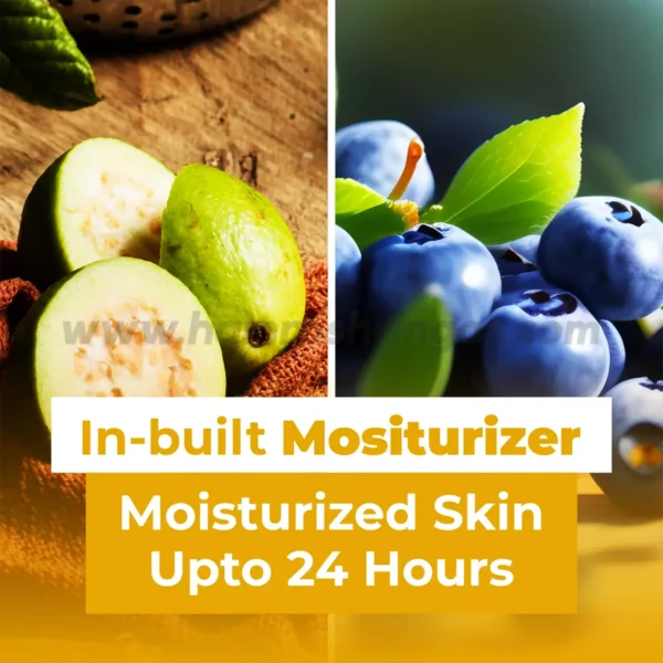 ALZIBA CARES Berries & Guava Deep Cleansing Shower Gel Body Wash - In-built Moisturizer
