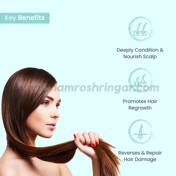ALZIBA CARES Hair Fall Control Shampoo (Keratin Therapy) - Key Benefits