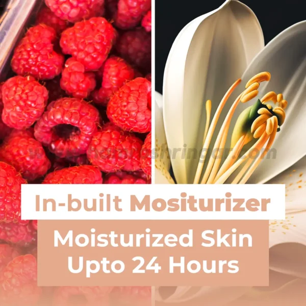 ALZIBA CARES Raspberry & Lily Refreshing Shower Gel - In-Built Moisturizer