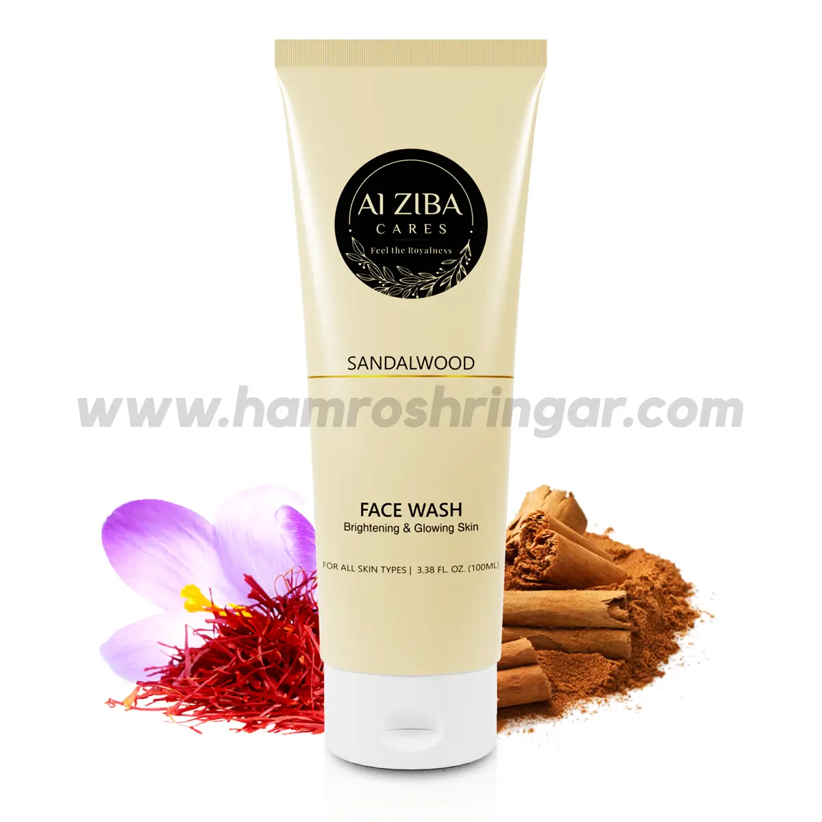 ALZIBA CARES Sandalwood Brightening & Glowing Face Wash 100 ml