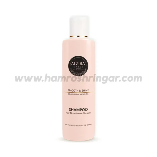 ALZIBA CARES Smooth & Shine Shampoo (Hair Nourishment Therapy) - 200 ml