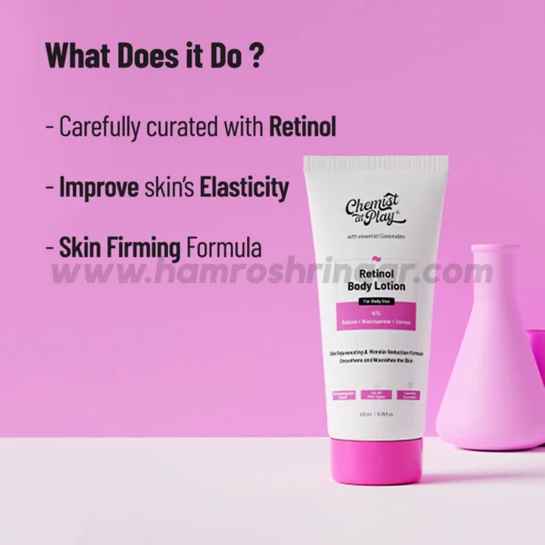 Chemist at Play Retinol Body Lotion – What Does it Do?