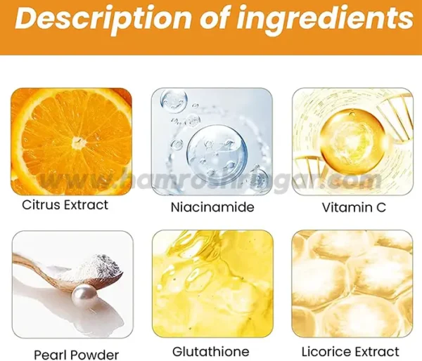 Gmeelan Orange Exfoliating Gel - Ingredients