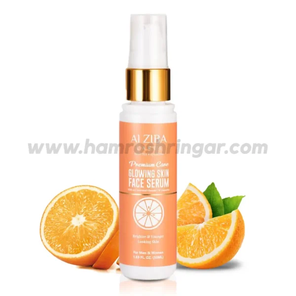 ALZIBA CARES Glowing Skin Face Serum with 20% Activated Vitamin C & Licorice - 50 ml