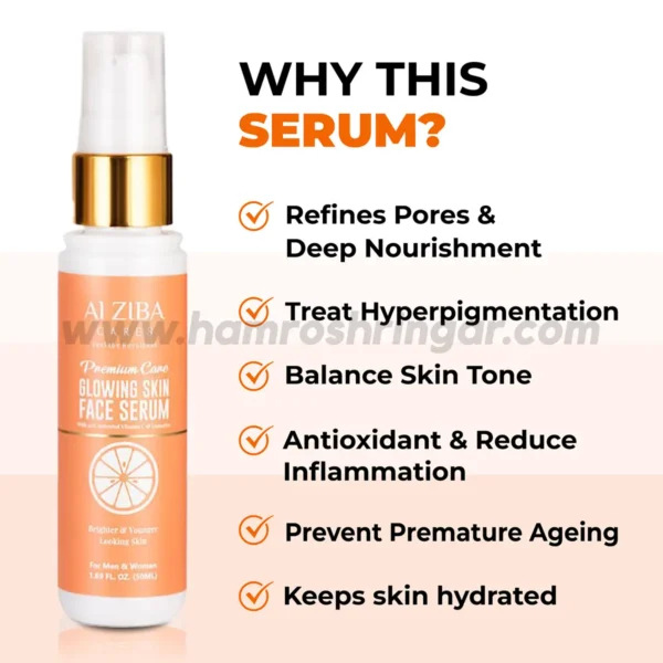 ALZIBA CARES Glowing Skin Face Serum with 20% Activated Vitamin C & Licorice - Why this Serum?