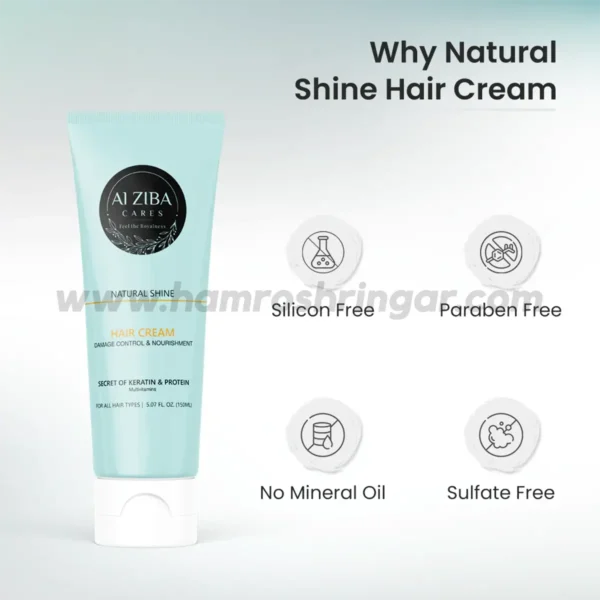 ALZIBA CARES Natural Shine Hair Cream – Why Natural Shine Hair Cream