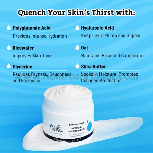 Chemist at Play Hydrating Moisturizer - Quench Your Skin's Thirst with: