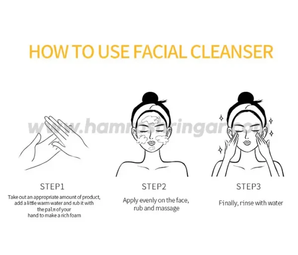 Dr. Rashel Vitamin C Brightening Face Wash - How to Use