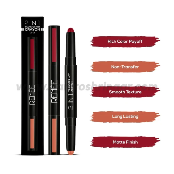 Renee 2 in 1 Transfer Not Crayon (LC 01) - Benefits