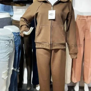Tracksuit Set for Women (Brown)