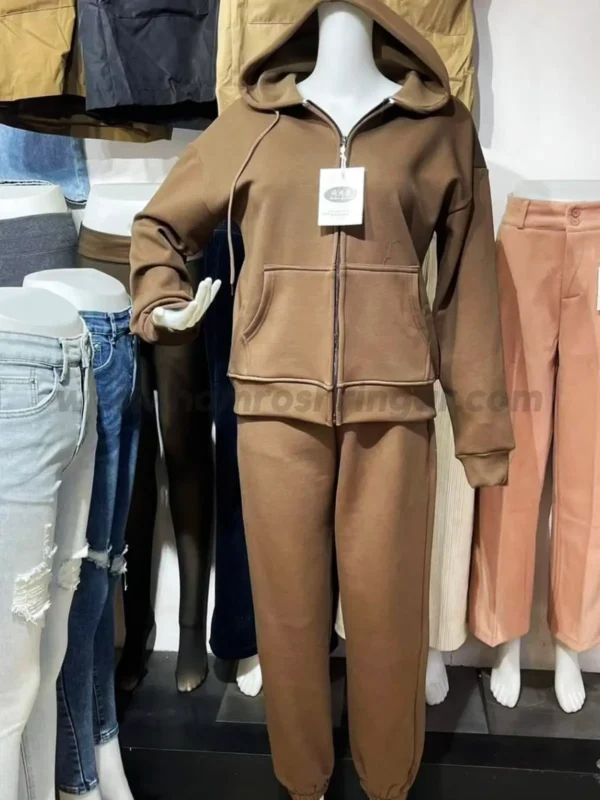 Tracksuit Set for Women (Brown)