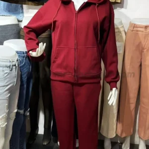 Featured image for “Tracksuit Set for Women (Maroon)”