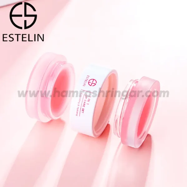 Estelin Peach 3 in 1 Lip Care (Set of Lip Scrub, Lip Mask & Lip Balm)
