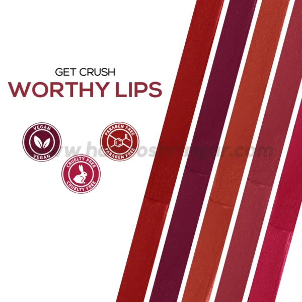 Renee Crush Glossy Lipstick - Features