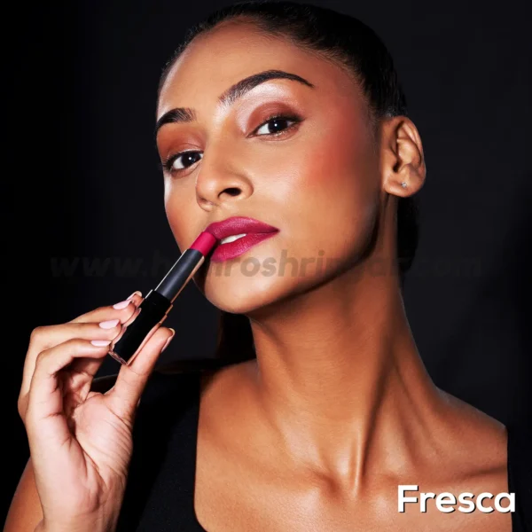 Renee Crush Glossy Lipstick (Fresca) - Model