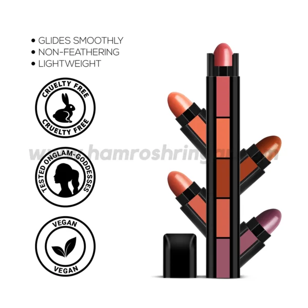 Renee Fab 5 Nude (5-in-1 Lipstick) - Benefits & Features