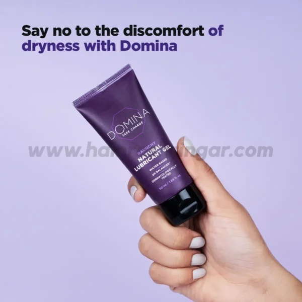 Domina Raunchy Natural Lubricant Gel – Say no to the discomfort of dryness with Domina