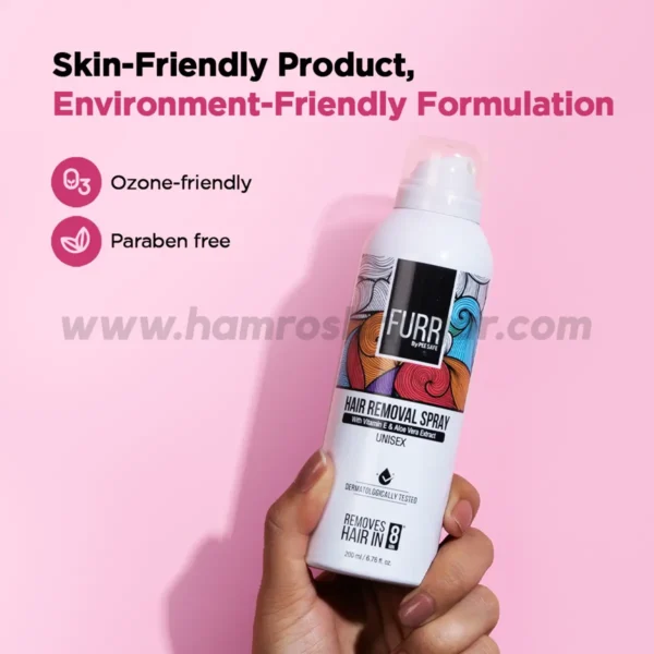 FURR Unisex Hair Removal Spray - Skin-Friendly Product