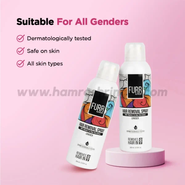 FURR Unisex Hair Removal Spray - Suitable for all Genders
